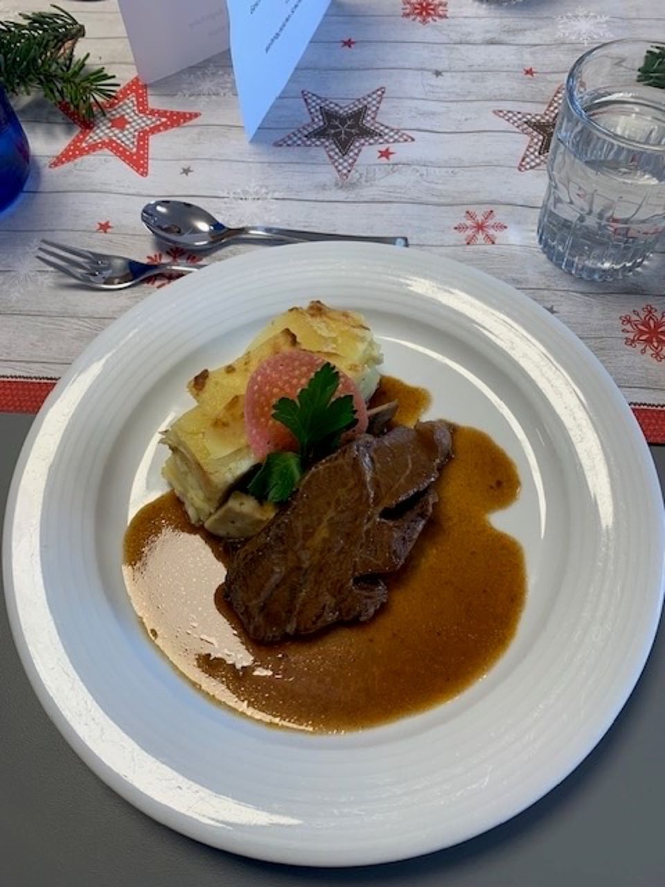 Weihnachtsessen von der Zentralküche Aalen gekocht
