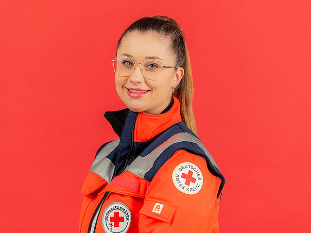 Auszubildende als Notfallsanitäterin DRK Aalen