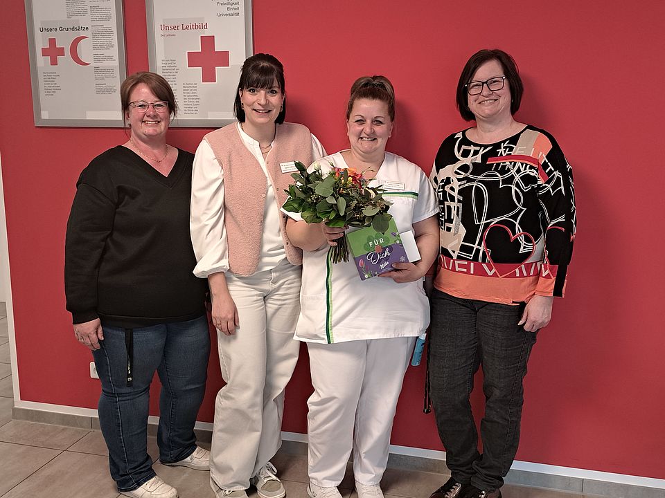 DRK Aalen Mitarbeiterin Sandra Phillipp Dienstjubiläum