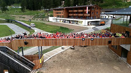 DRK Aalen bei der Bevölkerungsschutzübung in Südtirol