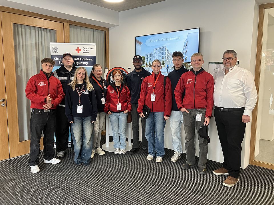 DRK Aalen ist mit Team unterwegs in Aalen und Umgebung, um Fördermitglieder zu werben.